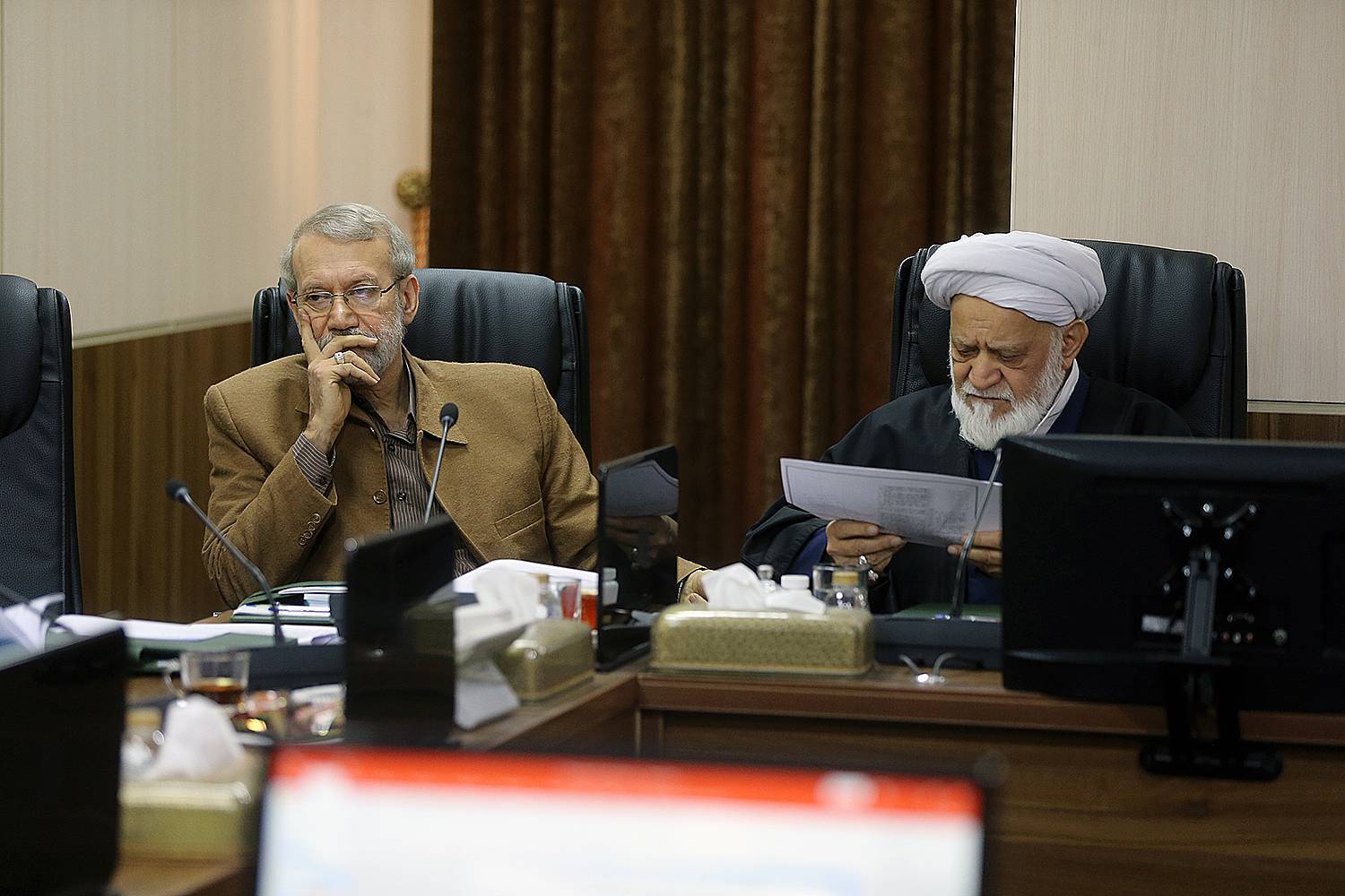 گزارش تصویری جلسه هیات عالی نظارت با موضوع بررسی برنامه هفتم مصوب مجلس شورای اسلامی در انطباق با سیاست های کلی نظام  /