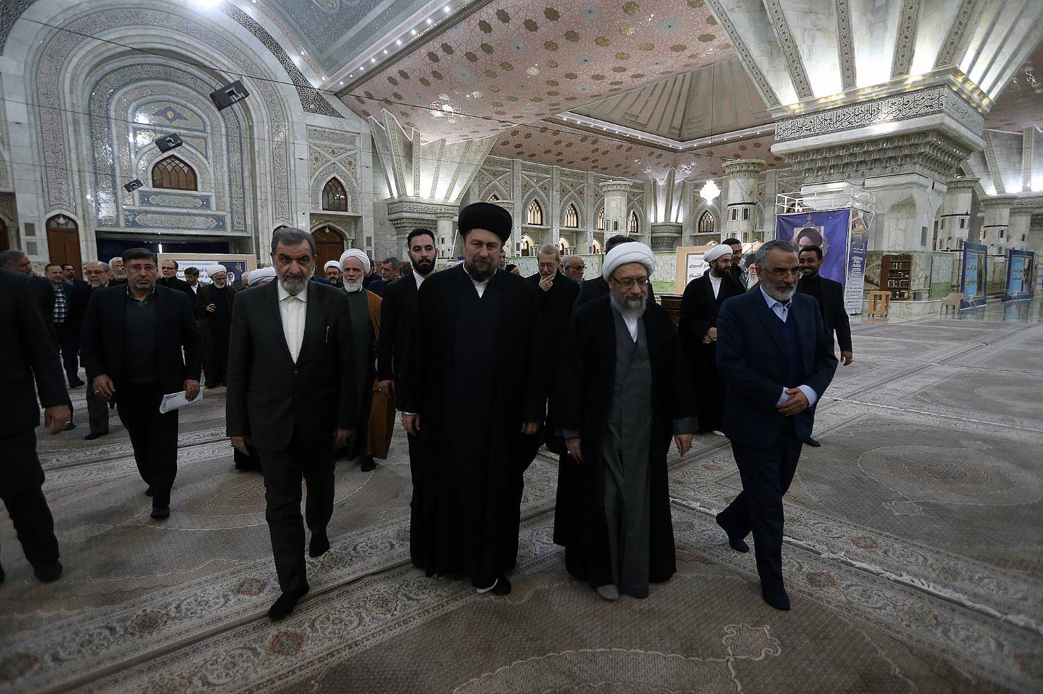 گزارش تصویری تجدید میثاق رئیس و اعضای مجمع تشخیص مصلحت نظام  با آرمان‌های امام راحل(ره)  و شهدای انقلاب اسلامی