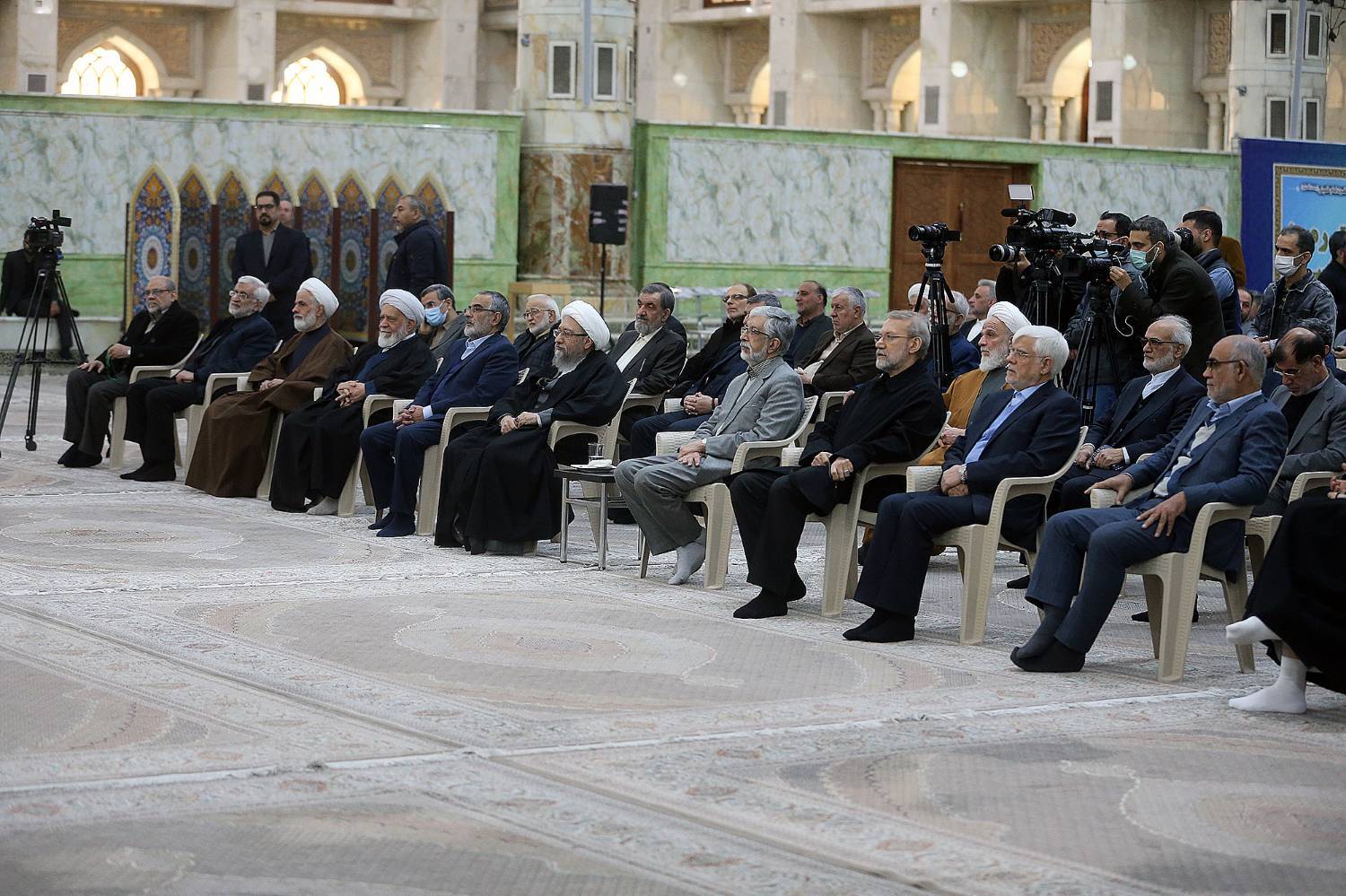 گزارش تصویری تجدید میثاق رئیس و اعضای مجمع تشخیص مصلحت نظام  با آرمان‌های امام راحل(ره)  و شهدای انقلاب اسلامی