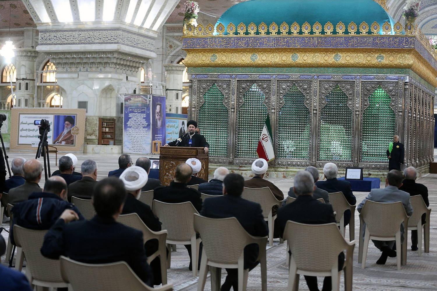 گزارش تصویری تجدید میثاق رئیس و اعضای مجمع تشخیص مصلحت نظام  با آرمان‌های امام راحل(ره)  و شهدای انقلاب اسلامی