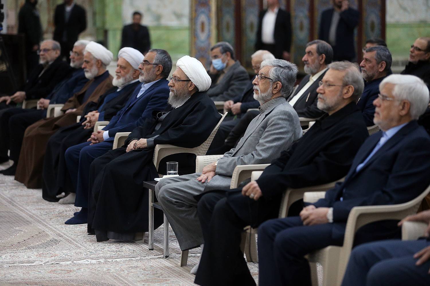 گزارش تصویری تجدید میثاق رئیس و اعضای مجمع تشخیص مصلحت نظام  با آرمان‌های امام راحل(ره)  و شهدای انقلاب اسلامی