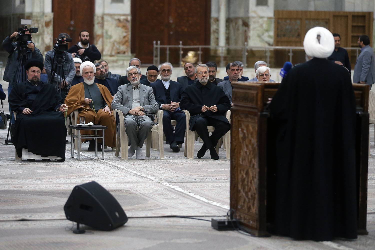 گزارش تصویری تجدید میثاق رئیس و اعضای مجمع تشخیص مصلحت نظام  با آرمان‌های امام راحل(ره)  و شهدای انقلاب اسلامی