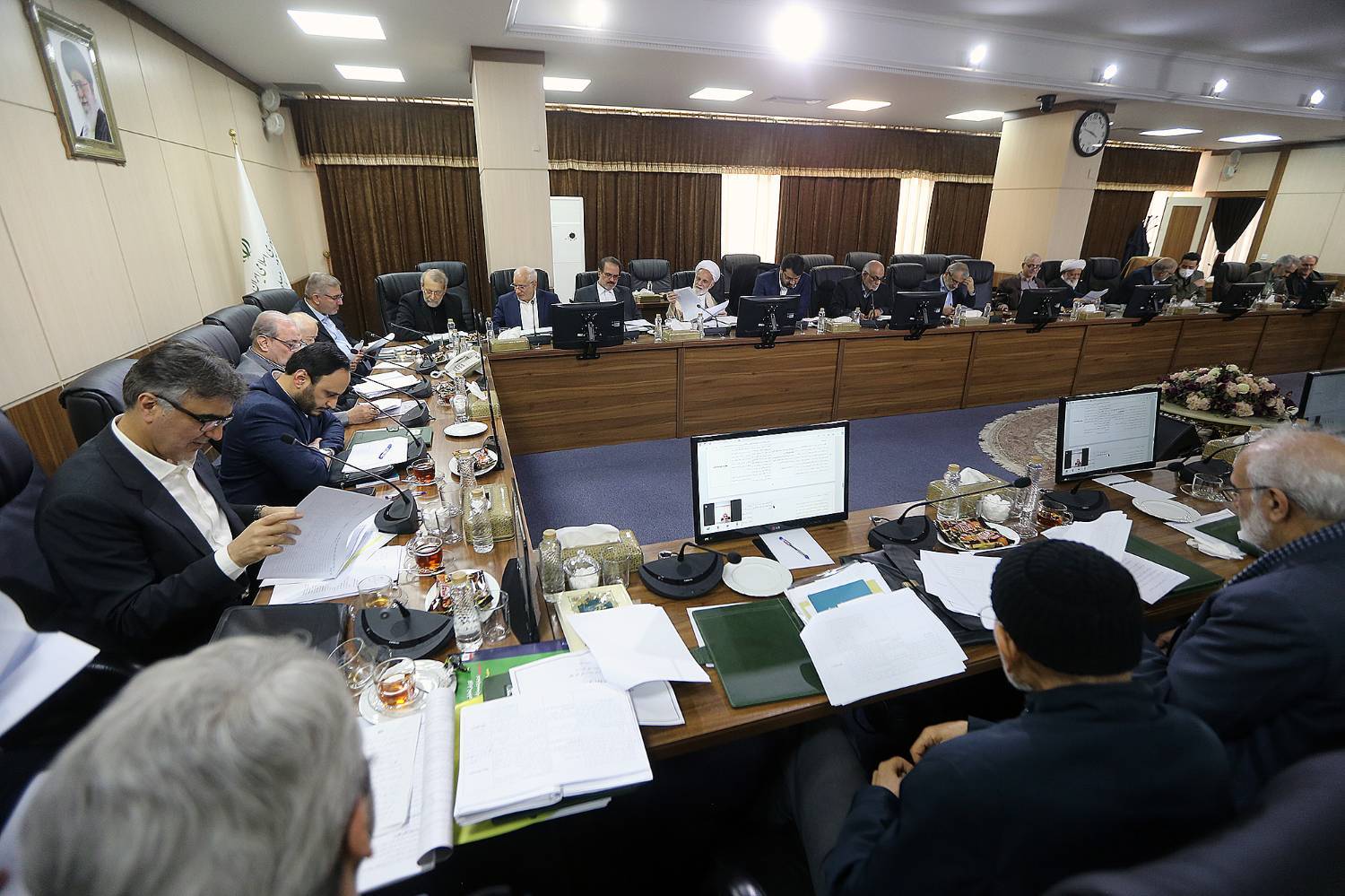 گزارش تصویری جلسه هیئت عالی نظارت با موضوع ادامه بررسی موارد رفع یا بقای مغایرت های مصوبه مجلس درخصوص برنامه پنج ساله هفتم پیشرفت /15 اسفند 1402