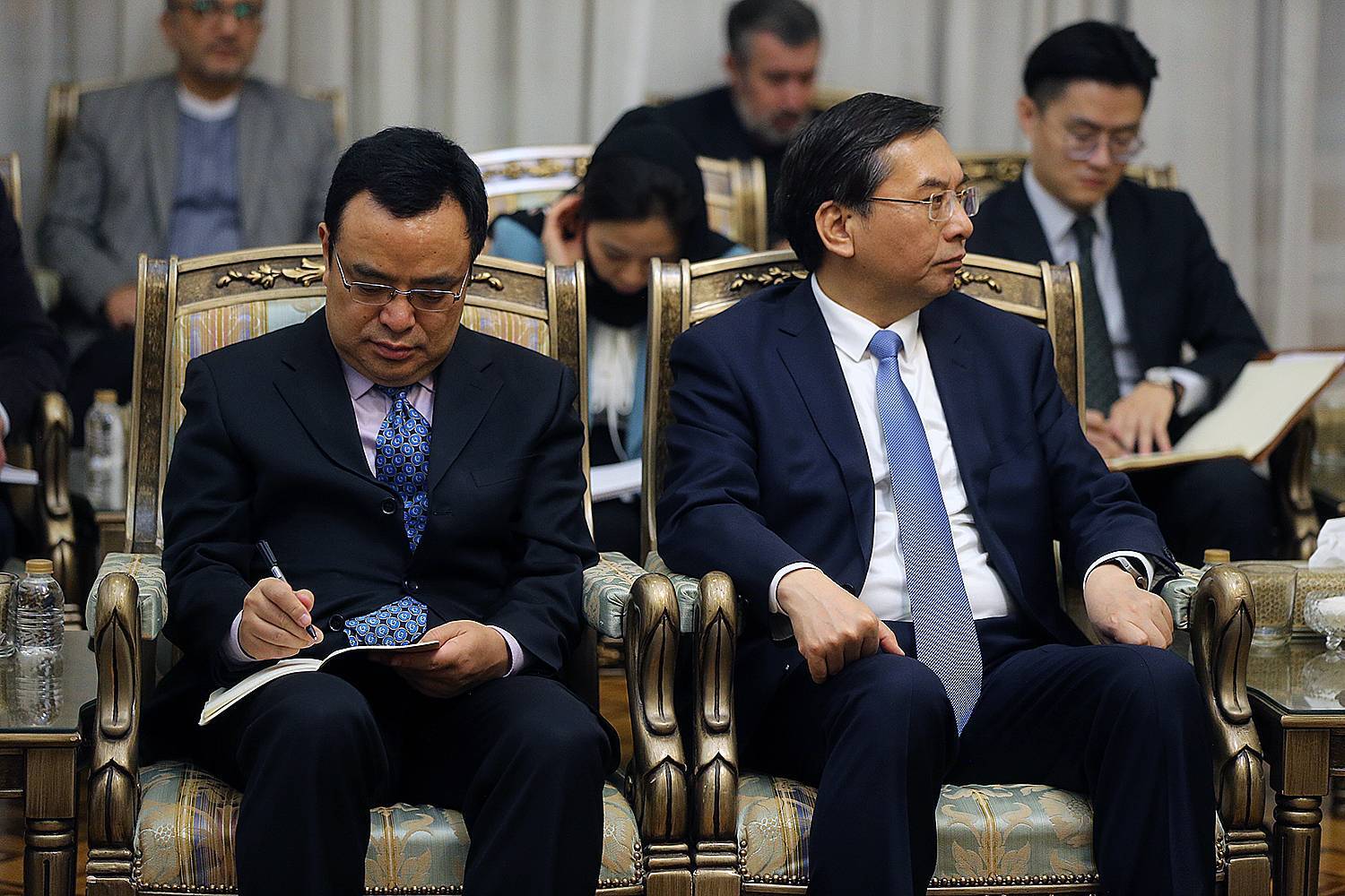 گزارش تصویری دیدار دبیر مجمع تشخیص مصلحت نظام با وزیر ارتباطات بین المللی چین/14 آذر 1402