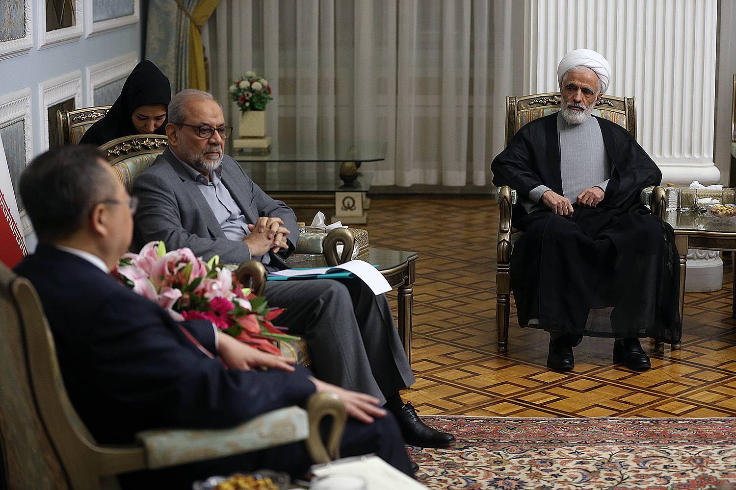 گزارش تصویری دیدار دبیر مجمع تشخیص مصلحت نظام با وزیر ارتباطات بین المللی چین/14 آذر 1402