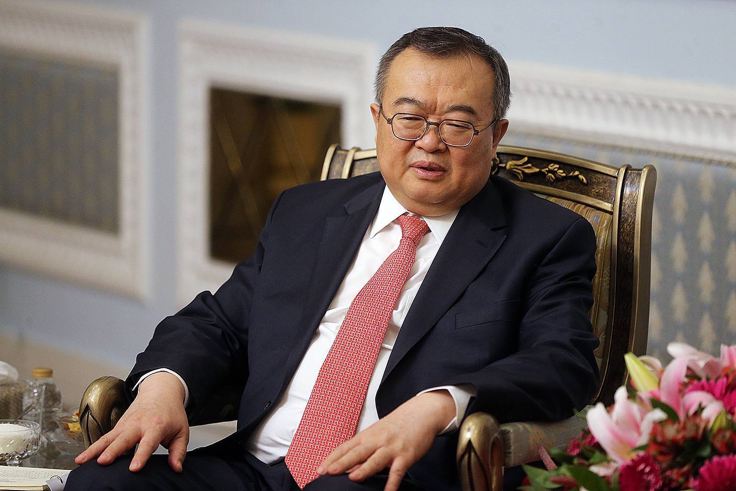 گزارش تصویری دیدار دبیر مجمع تشخیص مصلحت نظام با وزیر ارتباطات بین المللی چین/14 آذر 1402