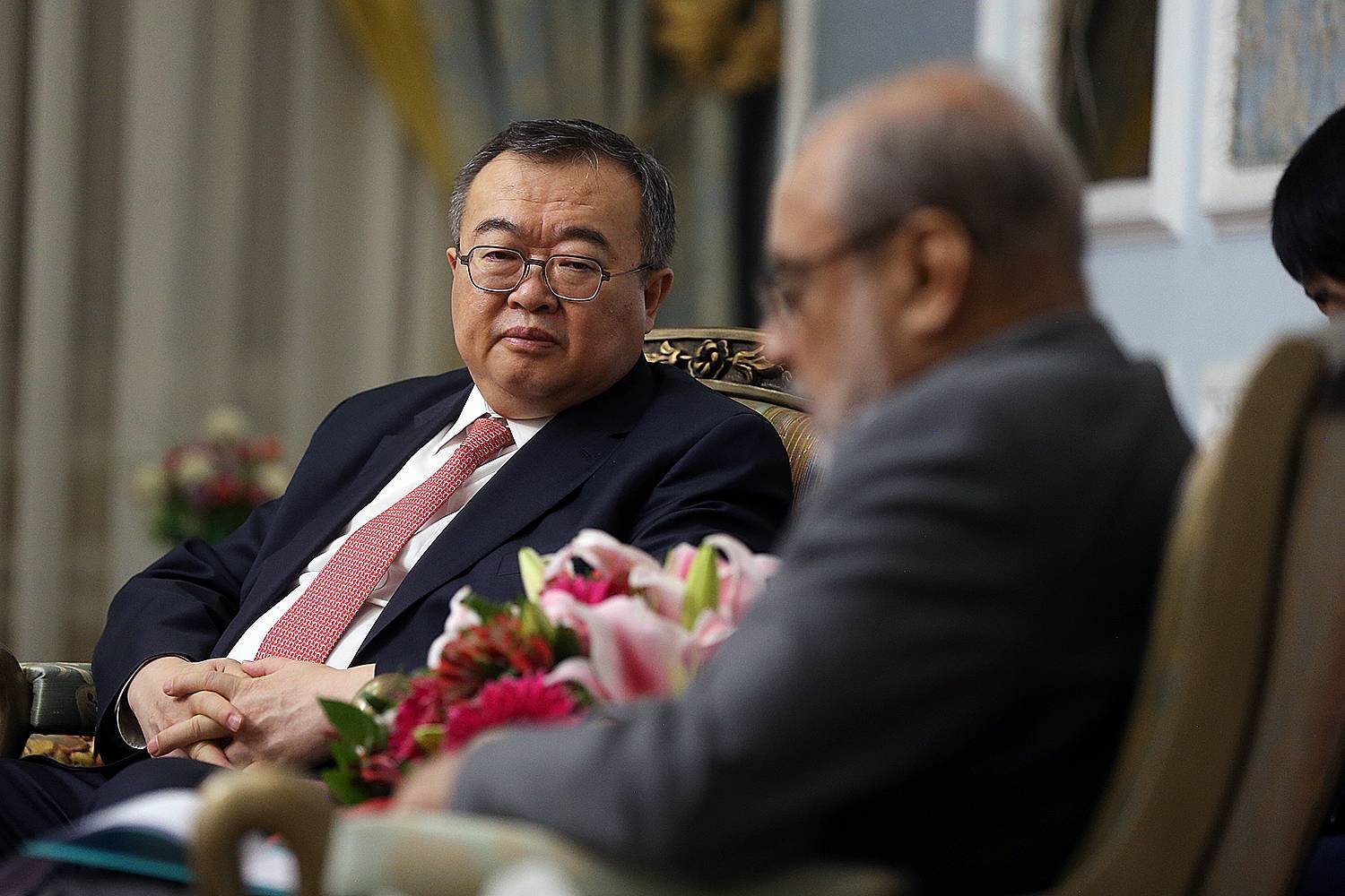 گزارش تصویری دیدار دبیر مجمع تشخیص مصلحت نظام با وزیر ارتباطات بین المللی چین/14 آذر 1402