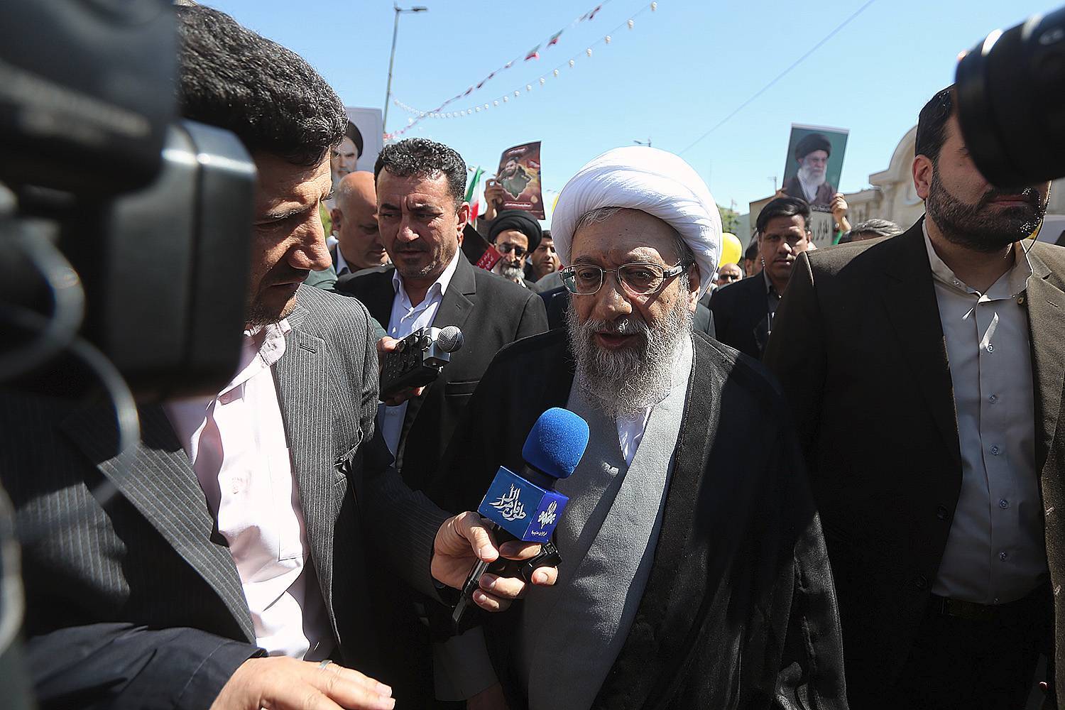 گزارش تصویری حضور رییس مجمع تشخیص مصلحت نظام در راهپیمایی روز جهانی قدس در شهر مقدس قم /17 فروردین 1403