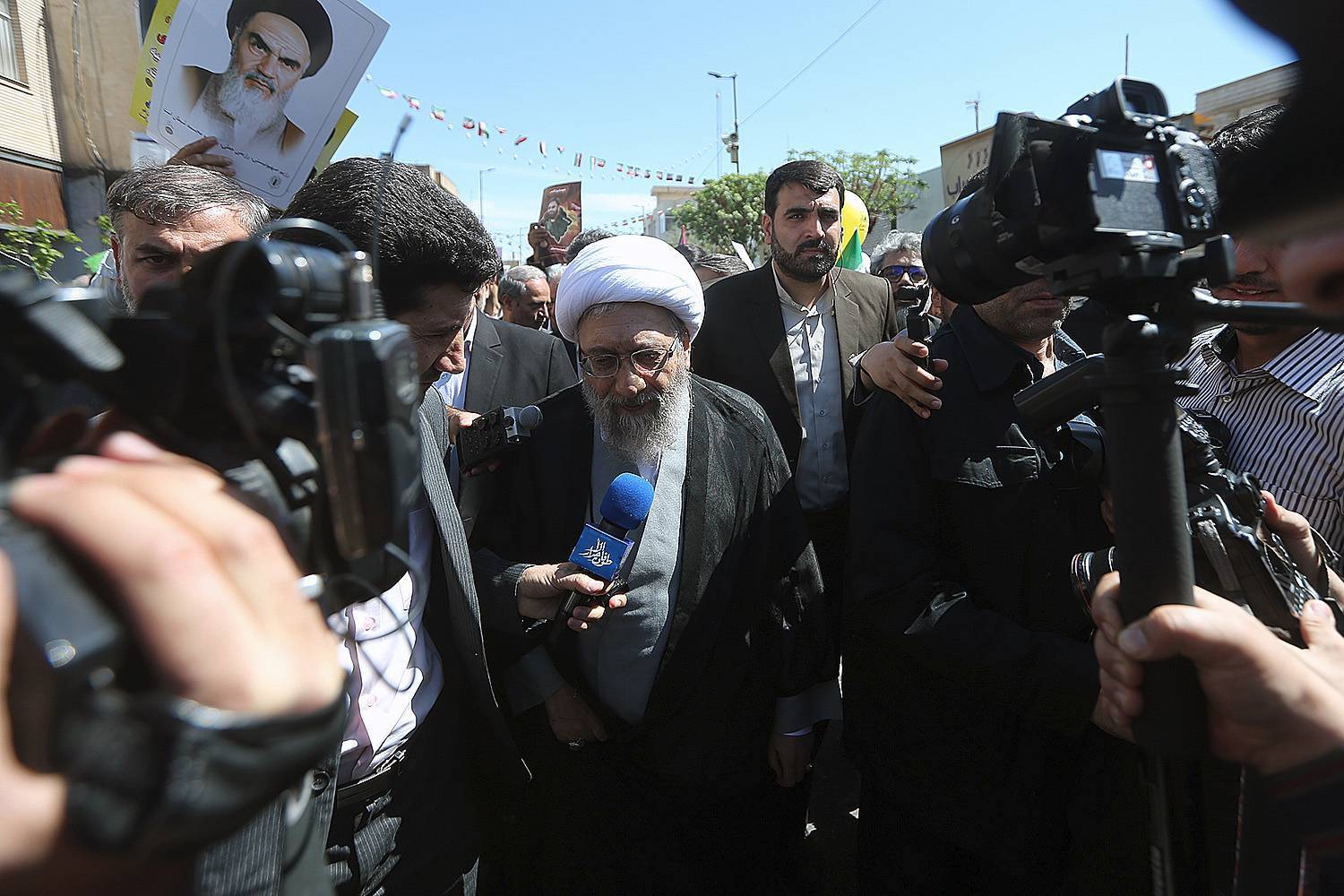 گزارش تصویری حضور رییس مجمع تشخیص مصلحت نظام در راهپیمایی روز جهانی قدس در شهر مقدس قم /17 فروردین 1403