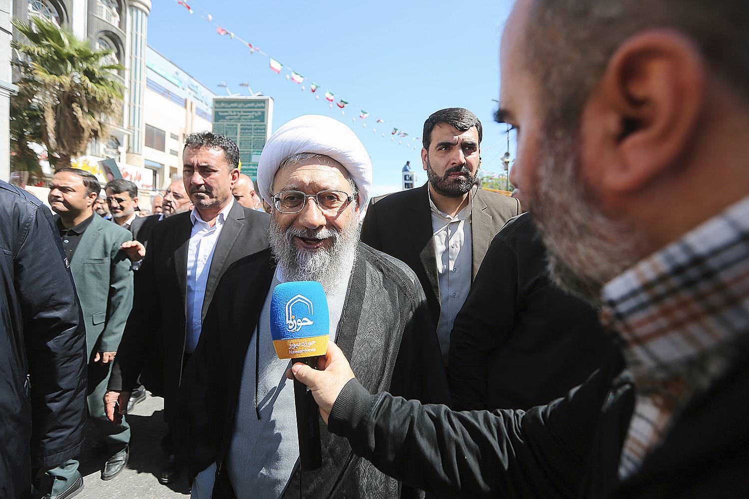 گزارش تصویری حضور رییس مجمع تشخیص مصلحت نظام در راهپیمایی روز جهانی قدس در شهر مقدس قم /17 فروردین 1403