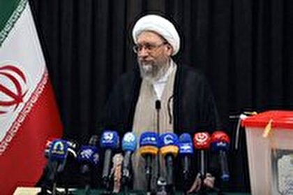 فیلم / سخنان آیت الله آملی لاریجانی در پای صندوق اخذ رأی دور دوم چهاردهمین انتخابات ریاست جمهوری /15 تیر 1403