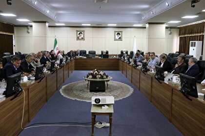 گزارش تصویری جلسه کمیسیون زیربنایی و تولیدی مجمع تشخیص با موضوع ارائه گزارش کمیته عمران و حمل و نقل کمیسیون و کارگروه های حمل ونقل ریلی، هوائی، دریایی، جاده ای و ترانزیت به این کمیسیون