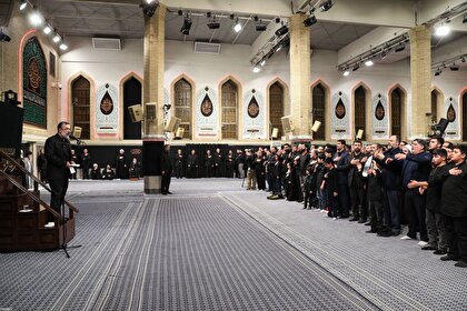 مراسم شام شهادت حضرت زهرا(س) با حضور رهبر انقلاب برگزار شد